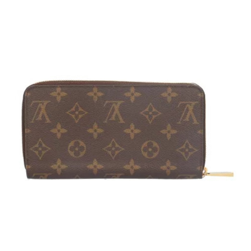 Louis Vuitton Wallet Long Canvas Monogram Zippy Brown